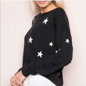 BRANDY MELVILLE Black Star Sweater